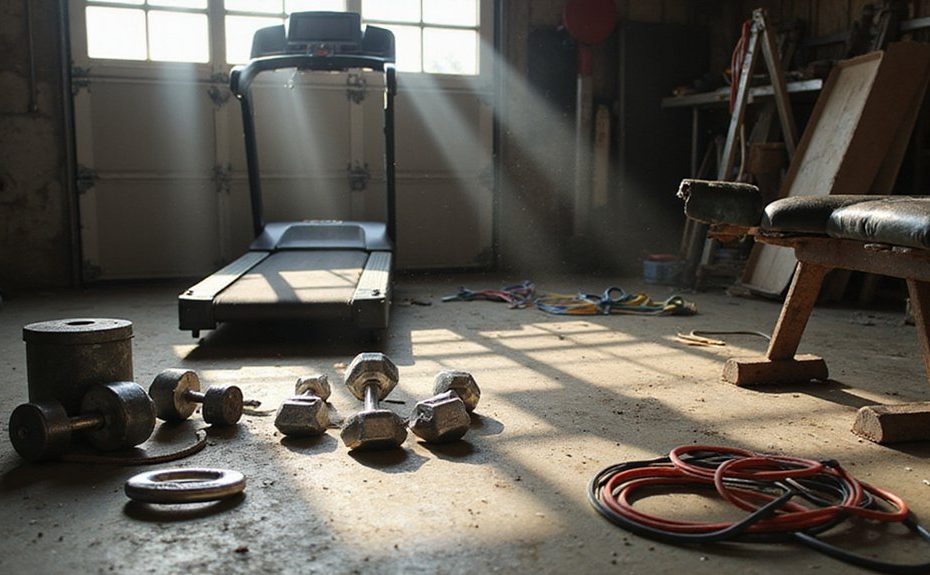 clearing exercise equipment treadmills weights more