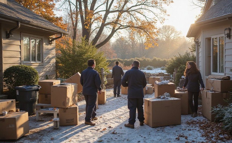 professional winter home cleanout